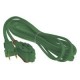 Extensión doméstica navideña verde 3m