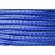 Cable iluminación textil calibre 18 1 m azul rey