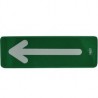 Señal " flecha derecha o izquierda" placa rígida autoadherible 23 x 7.5 cm
