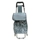 Carrito mandado 42x32x95 cm gris con diseño