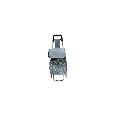 Carrito mandado 42x32x95 cm gris con diseño