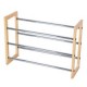 Zapatera extensiva, 63 a 115 cm de madera natural