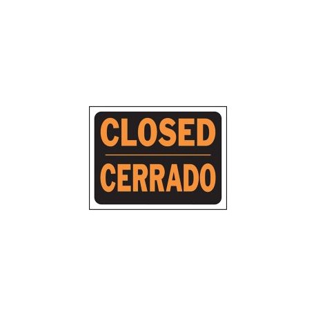 Senal Bilingue Abierto/Cerrado-Open/Close