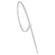 Sujetacable blanca 550x7.6 mm 50 unidades