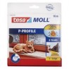 Perfil flexible p/ventana 10 m x 9 mm x 4 mm café