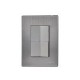 Placa Inox 1 Apagador Y 1 Apag Escalera