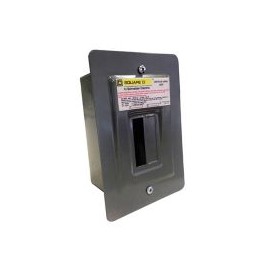 Centro de carga de 2 polos 40 A montaje de empotrar gris