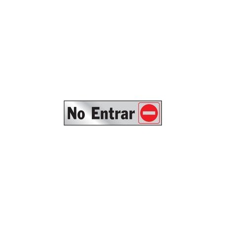 Senal Aluminio No Entrar