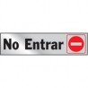 Senal Aluminio No Entrar