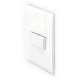 Placa c/1 int. sencillo color blanco (armada)