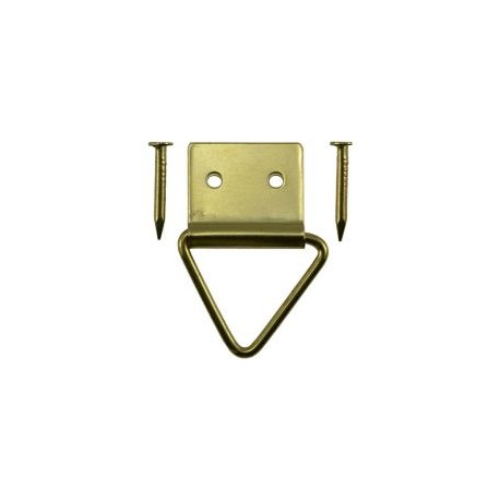 Colgadores giratorios c/clavos de latón 6 pzas