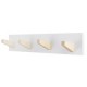 Percha de muro 4 ganchos metal Blanco