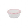 Contenedor vidrio clip redondo 800ml