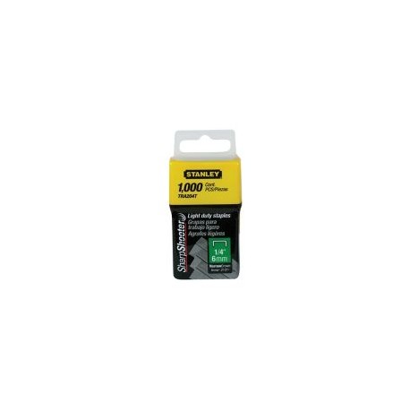 Grapas uso ligero 1000 pz 1/4 pulg