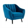 Sillón terciopelo azul