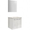 Mueble de baño Street con espejo blanco