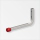 Gancho "I" p/pared de acero 175 x 80 mm