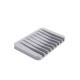 Jabonera silicon gris