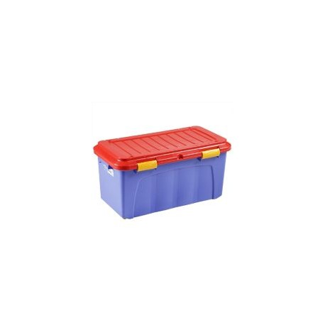 Baúl Megaforte 90 lt azul y rojo