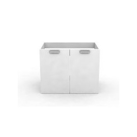 Gabinete fregadero 2 puertas blanco frosty