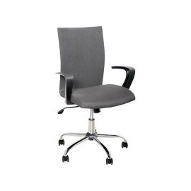 Silla Pc Tela Gris 59x56x89