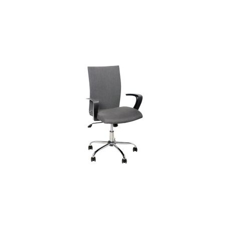 Silla Pc Tela Gris 59x56x89