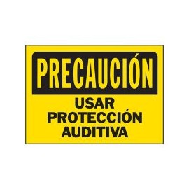 Senal Precaucion Usar Proteccion Auditiva