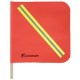 Banderín PVC anaranjado con reflejante vástago madera 60 cm