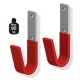 Gancho universal engomado acero 2 pzas 87 x 32 mm