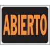 Senal Jumbo Abierto/Cerrado (Reversible)