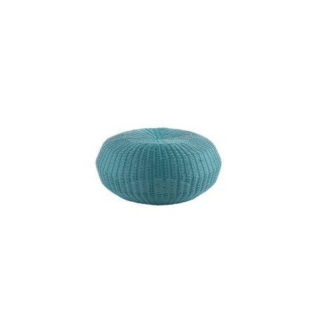 Pouf verde petróleo 60 cm