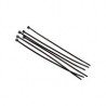 Sujetacable negro 2.5x150mm 25 unidades