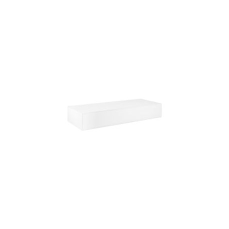 Repisa con cajon blanco