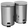 Set 2 botes de basura acero inoxidable 7 L