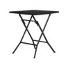 Mesa pleg cuadrada tipo madera 62 cm