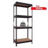 Estante 4 niveles 176x75x40
