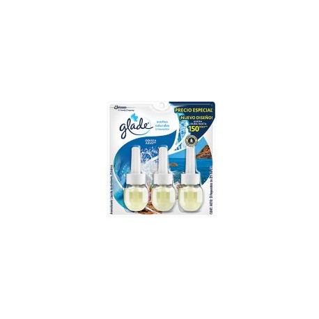 Glade Aceite Repuesto 3 pack Odisea Azul