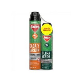 Insecticida pack Casa y Jardín 400 ml + Ultra Verde 285 ml