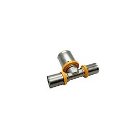 Tee reduccion  gas 3/8"x1/2"x3/8"