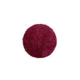 Pie de cama shaggy circular fucsia 60 cm