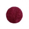 Pie de cama shaggy circular fucsia 60 cm