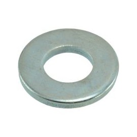 Arandelas planas SAE de zinc 5/16" 12 pz