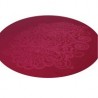 Mantel Redondo 1.80 Jacquard Rojo