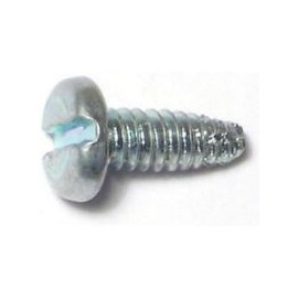 Tornillos autoperforantes ranurados cabeza alomada zinc 6-32 x 3/8 3 pzs.