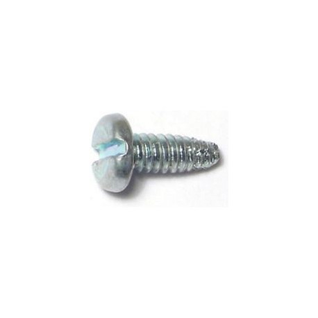 Tornillos autoperforantes ranurados cabeza alomada zinc 6-32 x 3/8 3 pzs.