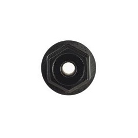 Arandela hexagon negro 8 un