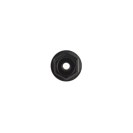Arandela hexagon negro 8 un