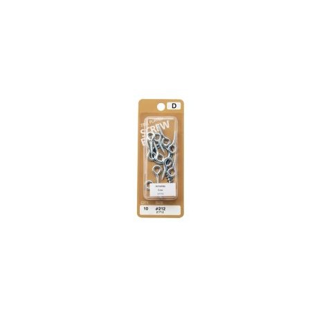 Argollas de tornillo de zinc 21210 pz