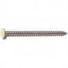 Tornillos acero Inox. cabeza p/metal 8 x 2 4 pzs.