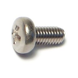 Tornillos p/máquina cabeza alomada acero Inox. 3mm-.50 x 6mm 2 pzs.